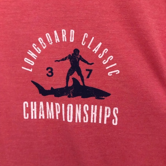 Izod Saltwater Relaxed Classics Men's Long Sleeve T-Shirt Coral Size Large - NWT - Picture 2 of 8